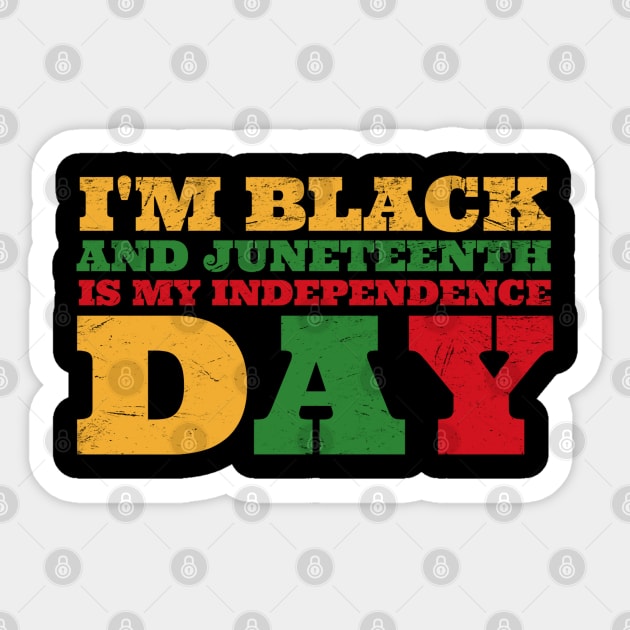 juneteenth-is-my-independence-day Sticker by Junalben Mamaril